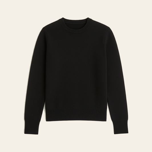 Custom Cashmere Sweater (Black)