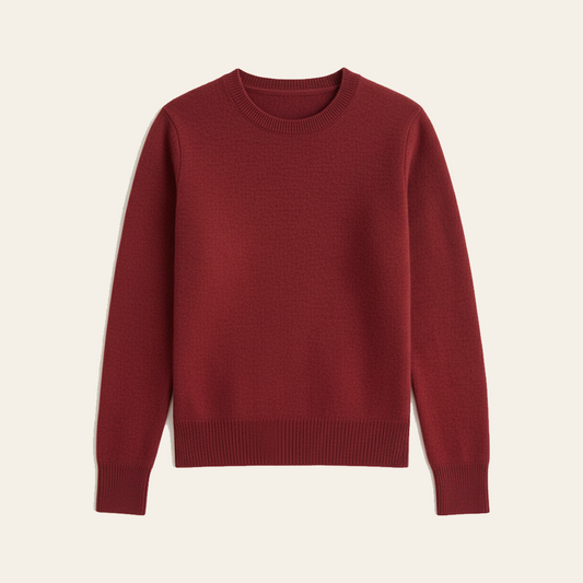 Custom Cashmere Sweater (Red)