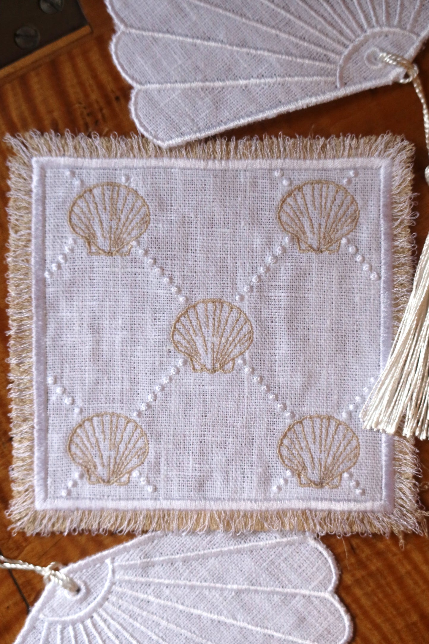 The Cin-Cin with Fringe Cocktail Napkin