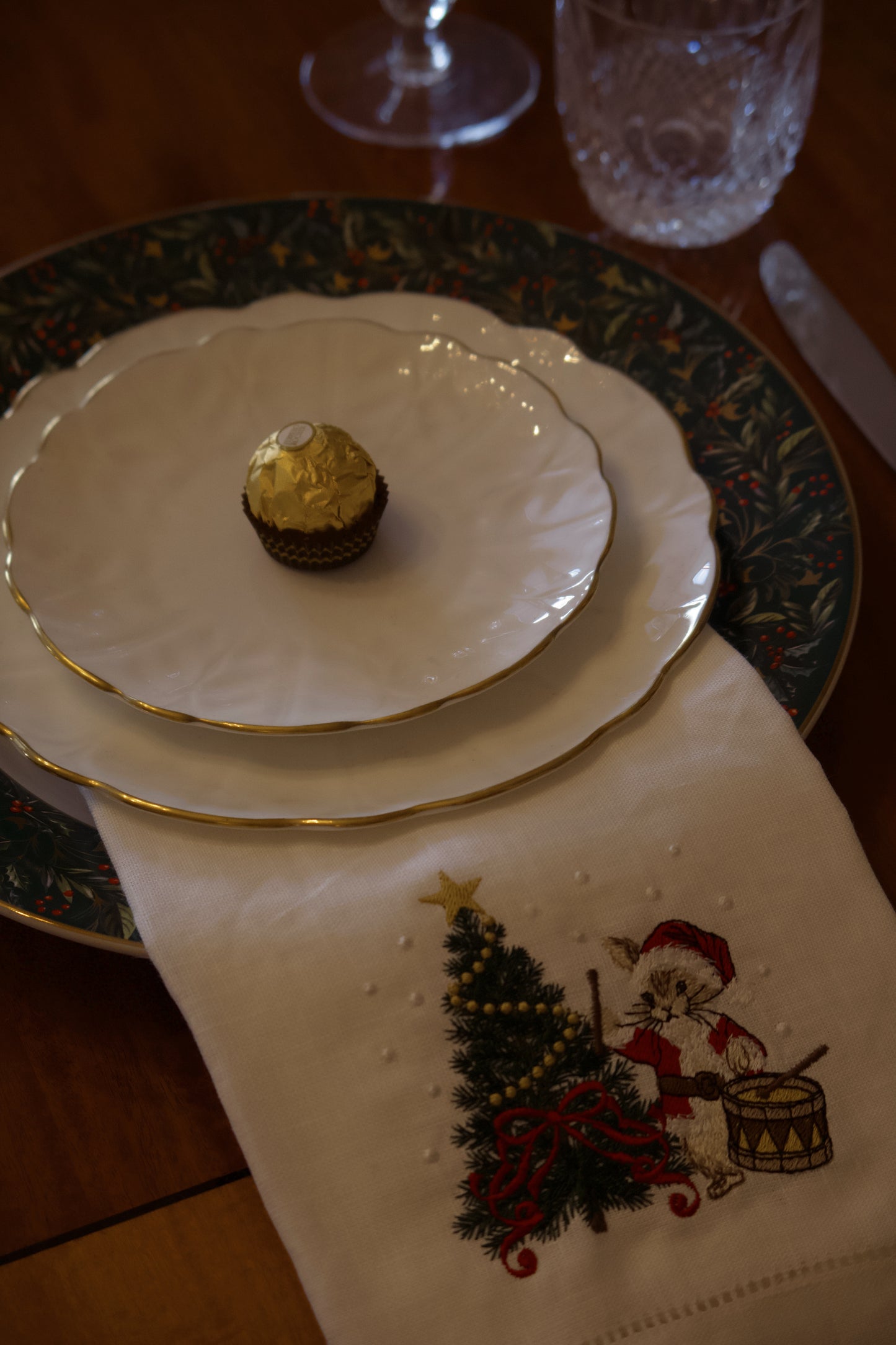 The Twelve Days of Christmas Table Linens