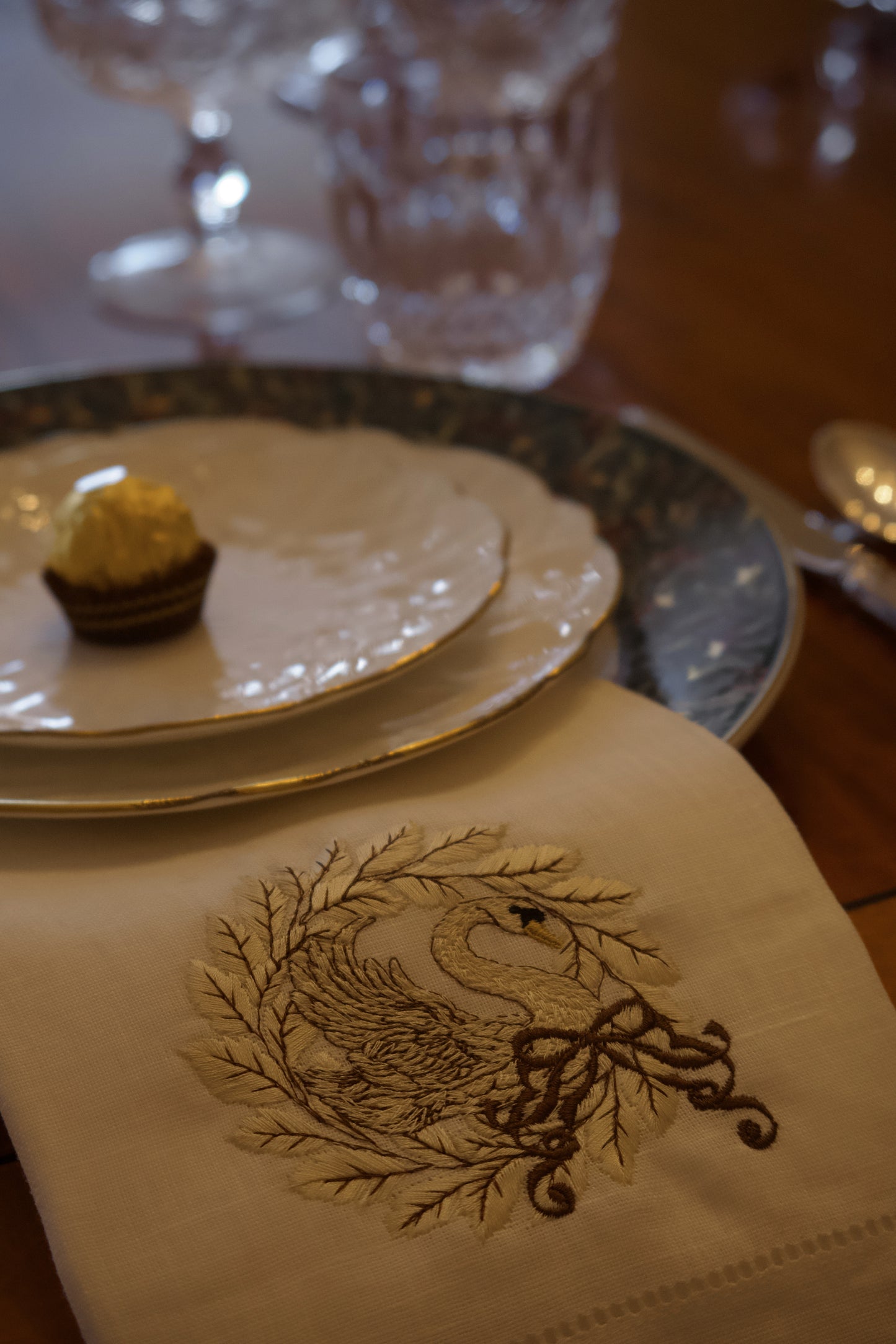 The Twelve Days of Christmas Table Linens